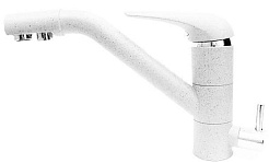 Granfest Смеситель для кухни GF 2624 белый – фотография-1