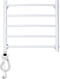 Domoterm Полотенцесушитель Калипсо П5 500x500 E L белый – фотография-1