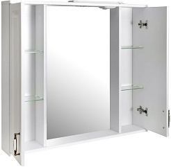 Stella Polare Зеркальный шкаф Кармела 85/С ольха белая – фотография-2