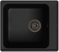 Granfest Мойка кухонная Quarz GF-Z17 Черный – фотография-1