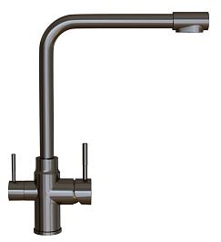 Mixline Смеситель для кухни 35k MLSS-0320BL чёрный графит – фотография-3