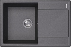 Florentina Мойка кухонная Консул 760 черная – фотография-1