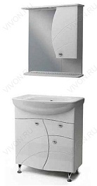 Runo Зеркальный шкаф Глория 70 – фотография-2