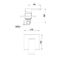 Timo Смеситель для душа Sahara 2080/00SM chrome – фотография-2