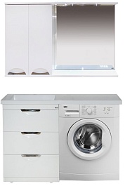 Misty Тумба с раковиной Куба 60, 3 ящика L – фотография-7