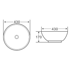 BelBagno Накладная раковина 43/43 BB1077 – фотография-7
