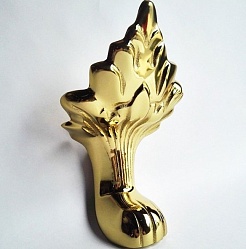 Фэма Чугунная ванна "Julietta", ножки золото, RAL, матовое покрытие – фотография-5