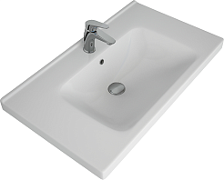 Dreja Тумба с раковиной Big Inn 80 подвесная дуб кантри – фотография-12