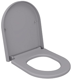 Ambassador Сиденье для унитаза Abner серое матовое – фотография-1