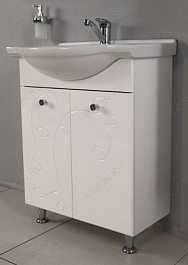 Акватон Мебель для ванной "Лиана 60" с зеркалом – фотография-5