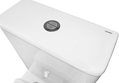 Azario Унитаз-компакт Velise AZ-1222A безободковый с бачком с сиденьем микролифт белый – фотография-12