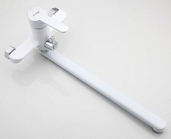 Frap Смеситель для ванны H41 F2241 белый/хром – фотография-3