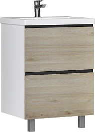 Vigo Мебель для ванной Cross 600-0-2 дуб давос натуральный – фотография-4