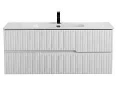 Cezares Тумба с раковиной Duet-N 120 подвесная CZR-8095-120 ясень белый софт