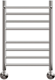 Point Полотенцесушитель водяной П7 400x600 PN10146SP с полкой хром – фотография-2