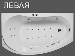 Akrilan Акриловая ванна Laguna del RITOS 150 L – фотография-2