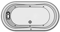 Kolpa San  Акриловая ванна Comodo FS White AIR – фотография-4