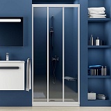 Ravak Душевая дверь в нишу ASDP3-100 Transparent, профиль белый