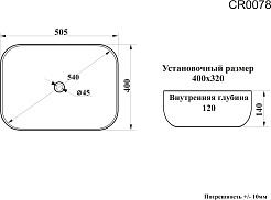 Ceruttispa Раковина накладная 50.5 CR0078 белая – фотография-6