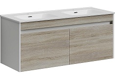 Sancos Тумба с раковиной Smart 120-2 дуб бардолино раковина Element 121 CN7004