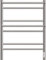 Lemark Полотенцесушитель электрический Pramen П7 500x700 R хром