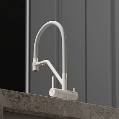 Sancos Смеситель для кухни Dora SC4003MW матовый белый – фотография-8