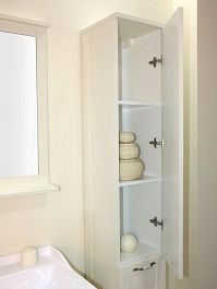 Акватон Пенал подвесной "Леон" дуб белый – фотография-5