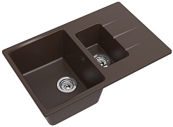 Ewigstein Мойка кухонная Gerd 60KF шоколад – фотография-1