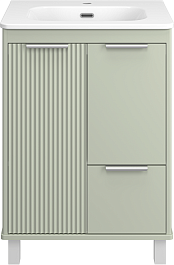 Brevita Тумба с раковиной Risacca Pistachio 60 фисташковый – фотография-1