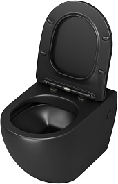 Grossman Унитаз подвесной Color GR-4411BMS черный матовый – фотография-3