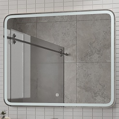 Misty Тумба с раковиной под стиральную машину Ингрид 100 R белая – фотография-15