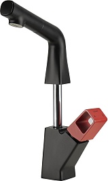 Lemark Смеситель для кухни Soul LM6008BL черный/красный – фотография-3