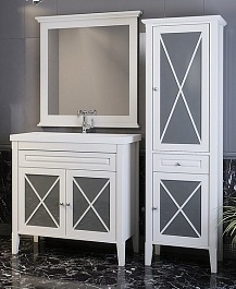 Opadiris Мебель для ванной "Палермо 90" белая – фотография-1