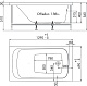 1ACReal Акриловая ванна Gamma 130x70 – картинка-18