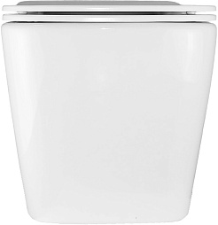 Azario Унитаз подвесной Cascad M AZ-10002 безободковый белый – фотография-5