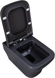 Allen Brau Чаша подвесного унитаза Infinity 4.21011.AN антрацит – фотография-9