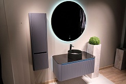 Jorno Тумба с раковиной Lumino 120 подвесная антрацит – фотография-11