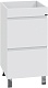 СанТа Тумба с раковиной под стиральную машину Марс 120 R 2 ящика белая – фотография-17