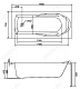 Cersanit Акриловая ванна "Santana" 160 см, белая – картинка-6