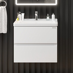 Onika Мебель для ванной Эвада 60 подвесная белая – фотография-5