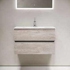 Sancos Мебель для ванной Urban 80 дуб галифакс натуральный – фотография-4