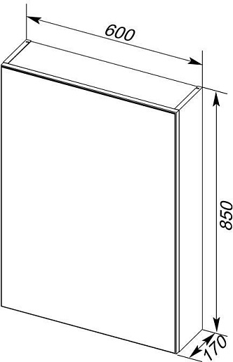 Aquanet Мебель для ванной Алвита New 60 2 ящика подвесная дуб веллингтон белый – фотография-18