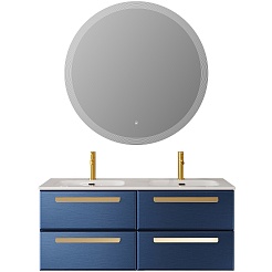 BelBagno Мебель для ванной Eco Cer-N 120 с 4 ящиками sapfiro CZR-8073-120-2 ручки сатиновое золото – фотография-1