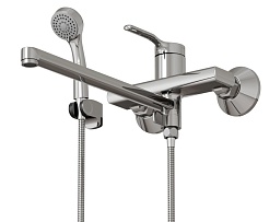 Mixline Смеситель для ванны и раковины 35k ML40-02 "Flat" – фотография-2