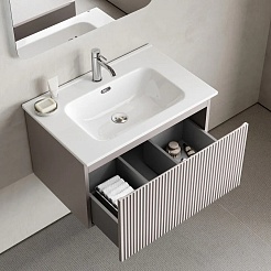 Sancos Тумба с раковиной Snob R 1.0 70 doha soft раковина Element 71 CN7007 – фотография-2