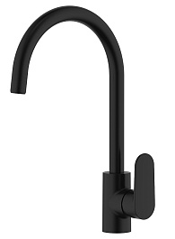 Aquatek Смеситель для кухни Ника AQ1882MB черный матовый – фотография-1
