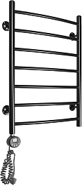 Domoterm Полотенцесушитель электрический Калипсо П7 500x700 ЧРН EL черный – фотография-2