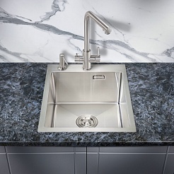 Milacio Мойка кухонная Denia 41 Steel нержавеющая сталь – фотография-5