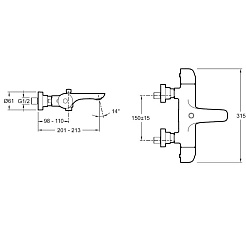 Jacob Delafon Смеситель для ванны Gabin E78129-CP – фотография-2