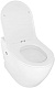 Azario Унитаз приставной AZ102 импульсный безободковый с сиденьем микролифт белый – картинка-20